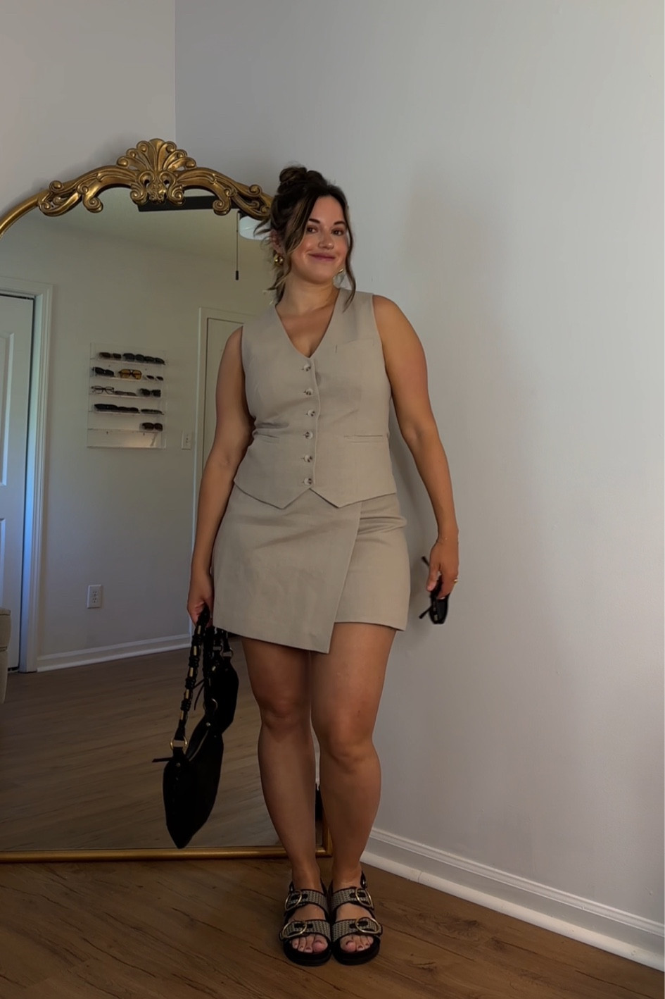 Code: KACEY-15 at ASTR
Both pieces are true to size! I’m wearing a medium in top and large in skirt. Sandals are 10/10 for comfort and cuteness, tts as well! 

#LTKSeasonal #LTKStyleTip #LTKFindsUnder100