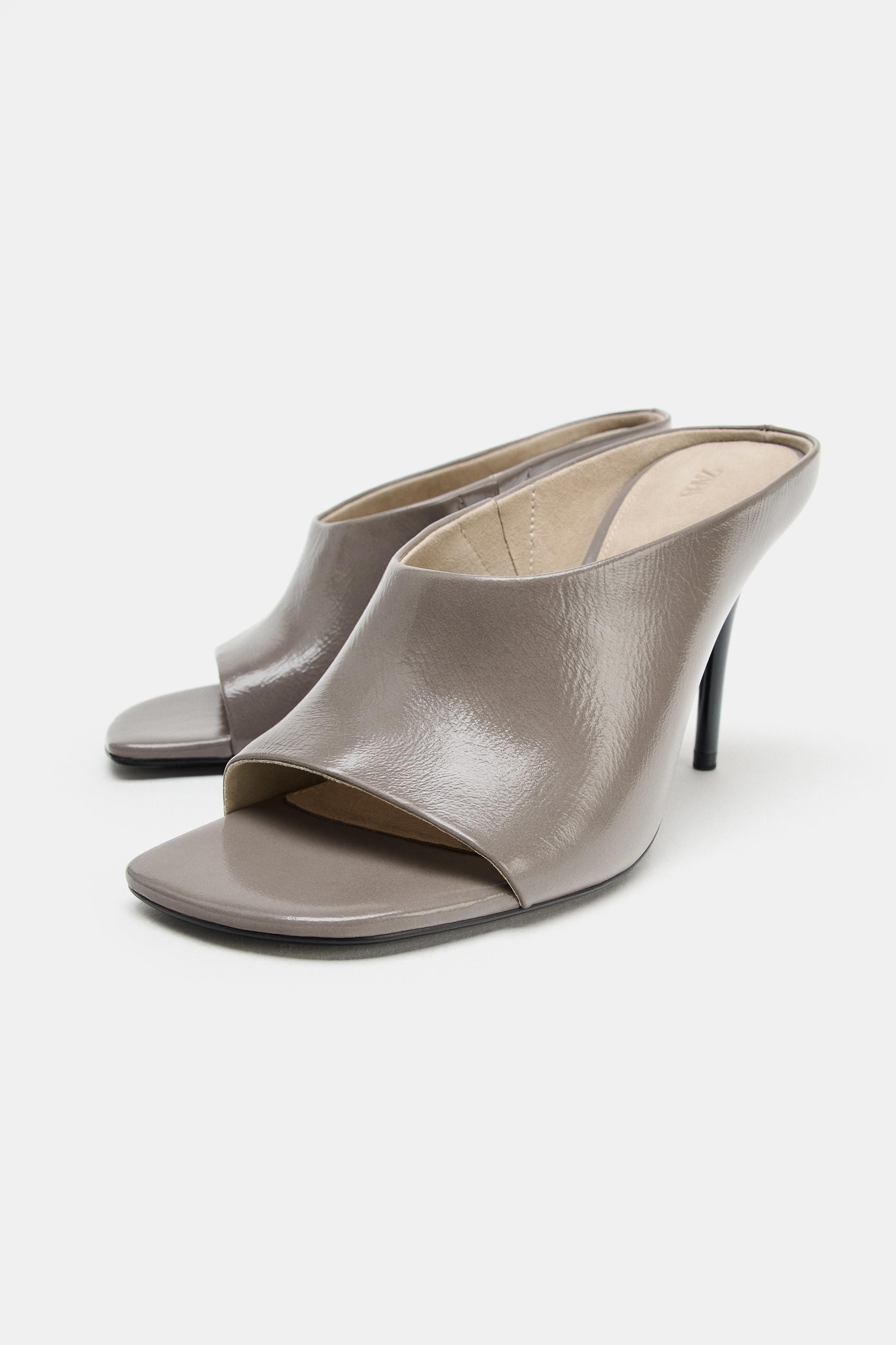 LIMITED EDITION PATENT LEATHER MULES | Zara US