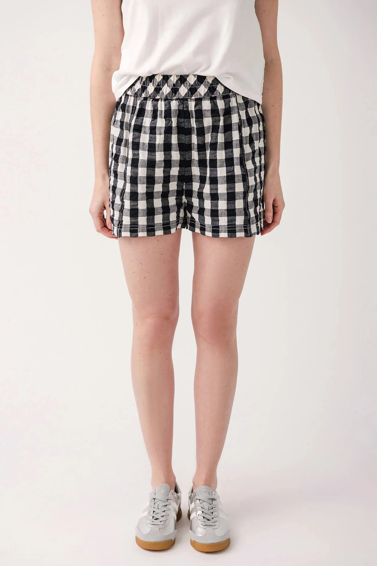 Free People Get Free Seersucker Pull On Shorts | Social Threads
