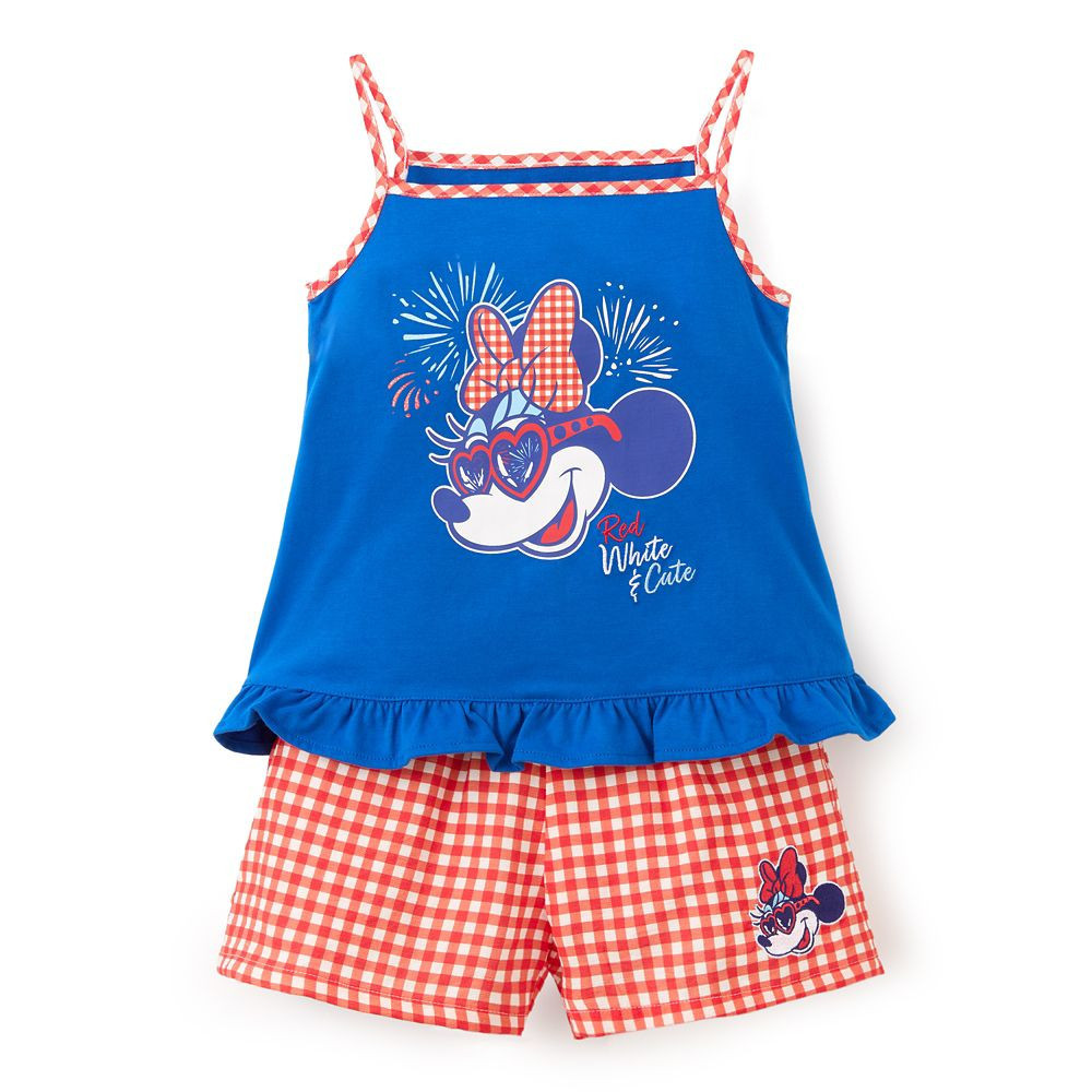 Minnie Mouse Americana Tank Top and Shorts Set for Girls Official shopDisney | Disney Store