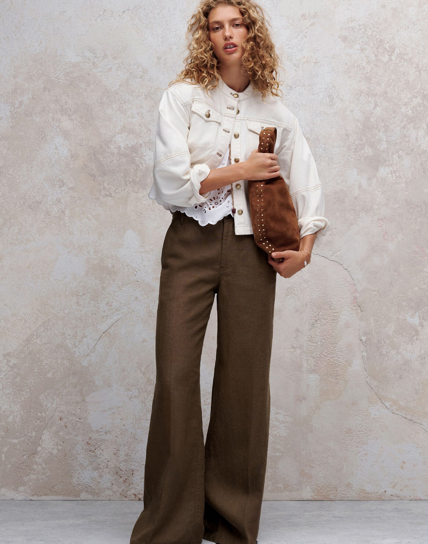 The Zoe Relaxed Wide Pant in 100% Linen | Madewell | Madewell