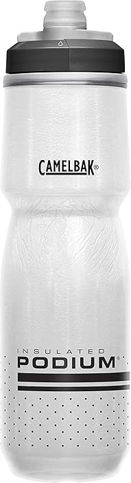 CamelBak Podium Chill Bike Insulated Squeeze Water Bottle White/Black, 24oz | Amazon (US)