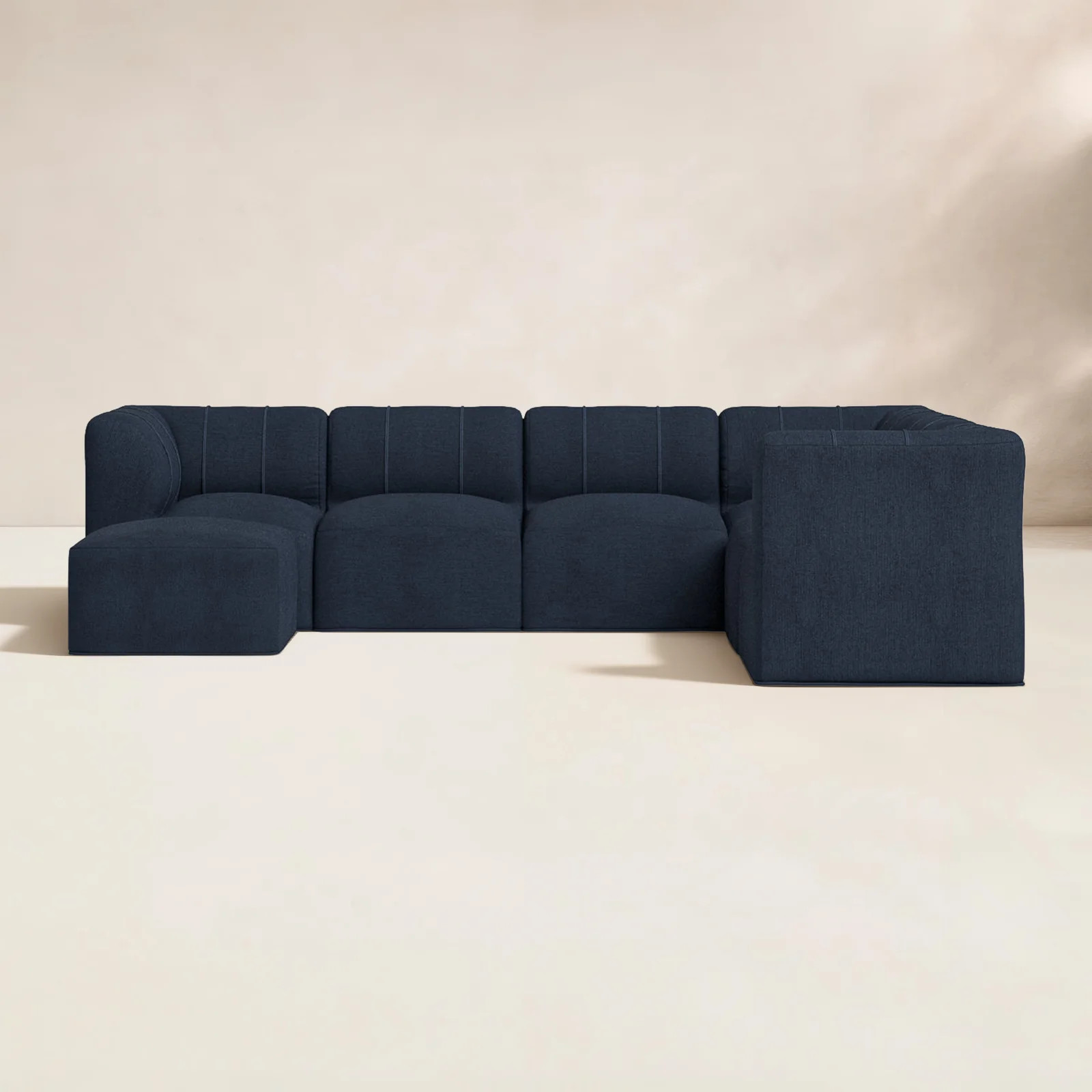 Eliana 124'' Outdoor Sectional with Sunbrella Cushions | Birch Lane