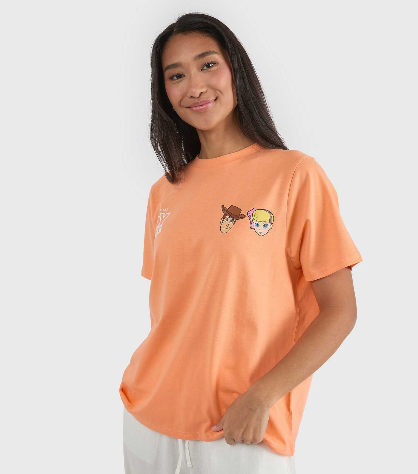 Custard Orange Disney Woody And Bo Peep Print T-Shirt | New Look | New Look (UK)