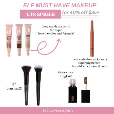ELF makeup worth trying!
I’d buy these products over and over again!


#LTKGiftGuide #LTKsalealert #LTKbeauty