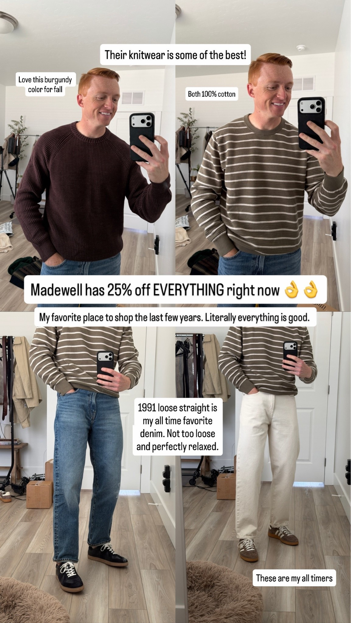 25% off everything at @Madewell  right now! These are some of my favorites!

#LTKMens