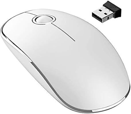 VicTsing 2.4G Slim Wireless Mouse with Nano Receiver, Noiseless and Silent Click with 1600 DPI fo... | Amazon (US)