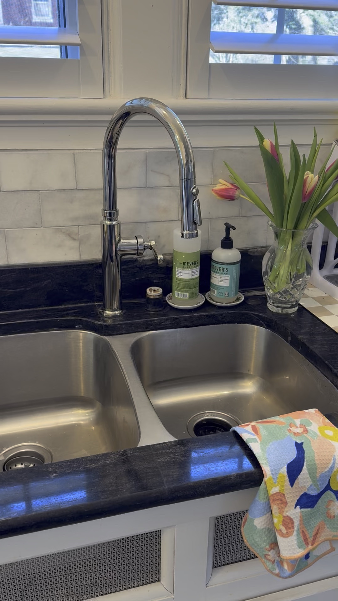 Made the first little update to the new house in the form of a new faucet! The one we inherited was pretty busted, and although we don’t have a renovation coming up for a year or two, I went ahead and got my dream faucet that we can put in the new kitchen down the road. It’s beautiful and a worthy investment!

#LTKHome