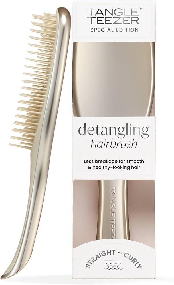 Tangle Teezer Chrome Ultimate Detangler Brush for Wet & Dry Hair, Eliminates Knots & Reduces Brea... | Amazon (US)
