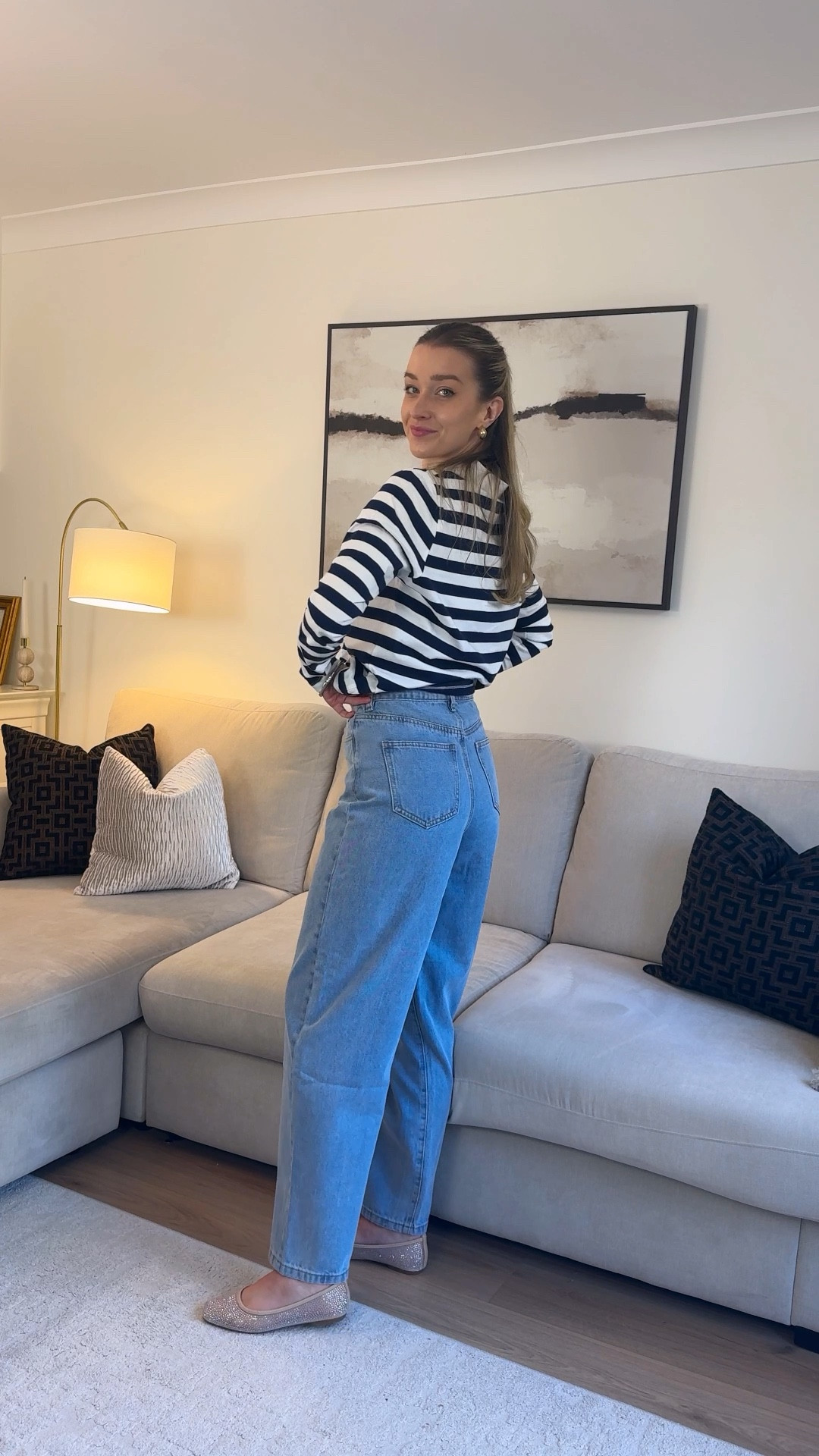 Tall girl friendly barrel leg jeans 👖#tall #talljeans #jeans