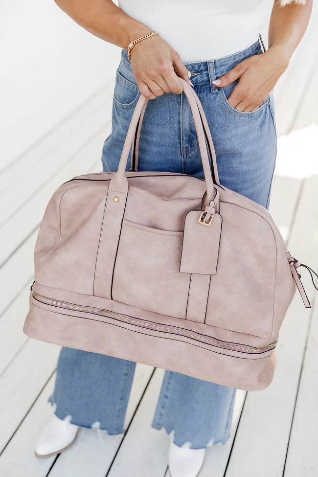 Escape To The South Blush Weekender Bag | Pink Lily