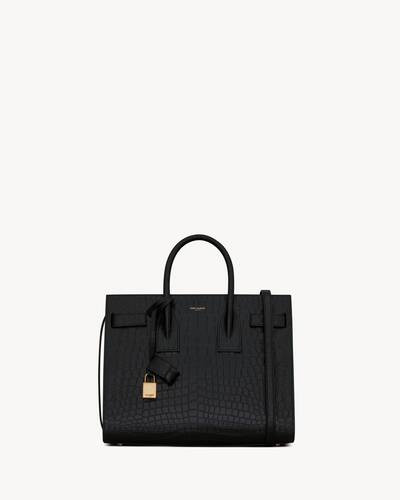 sac de jour small in crocodile-embossed matte leather | Saint Laurent Inc. (Global)