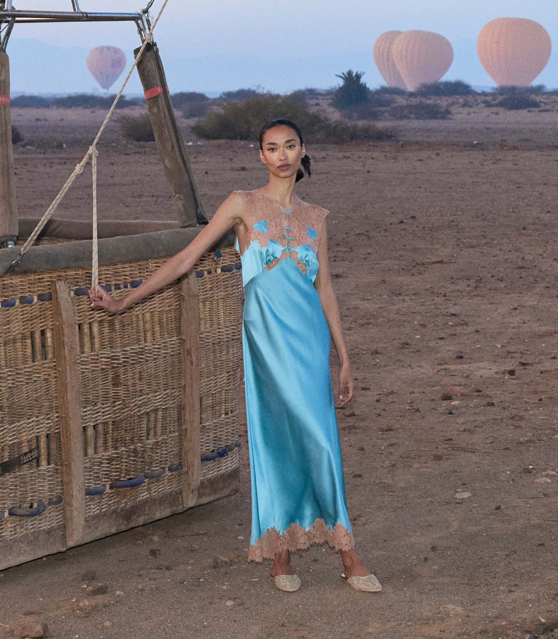 Marcelle Dress - Deep Aquamarine | DÔEN | DOEN