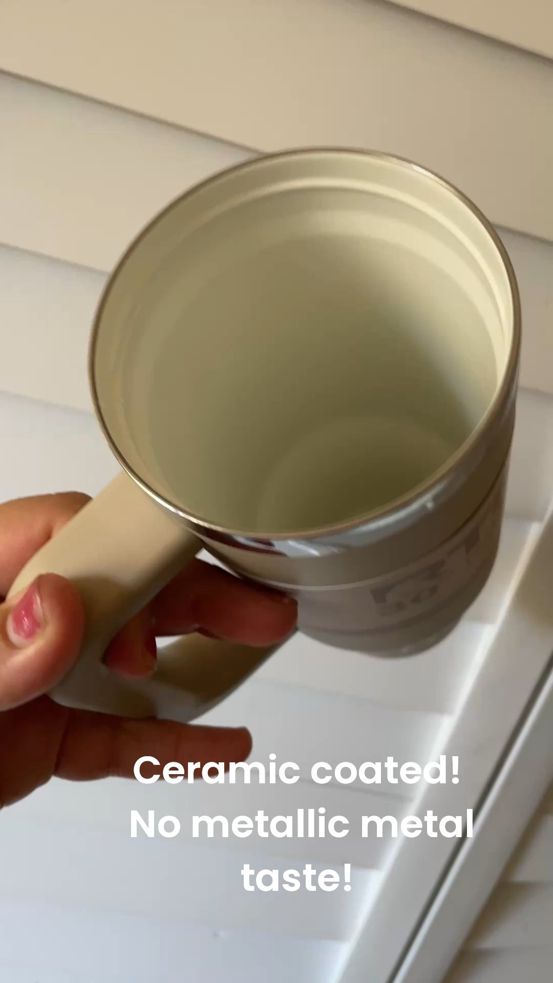 I’m so over the metal taste in these cups so I found one that’s ceramic coated stainless steel! #traveltumbler #travelcups #travelaccessories 

#LTKItBag #LTKActive #LTKTravel