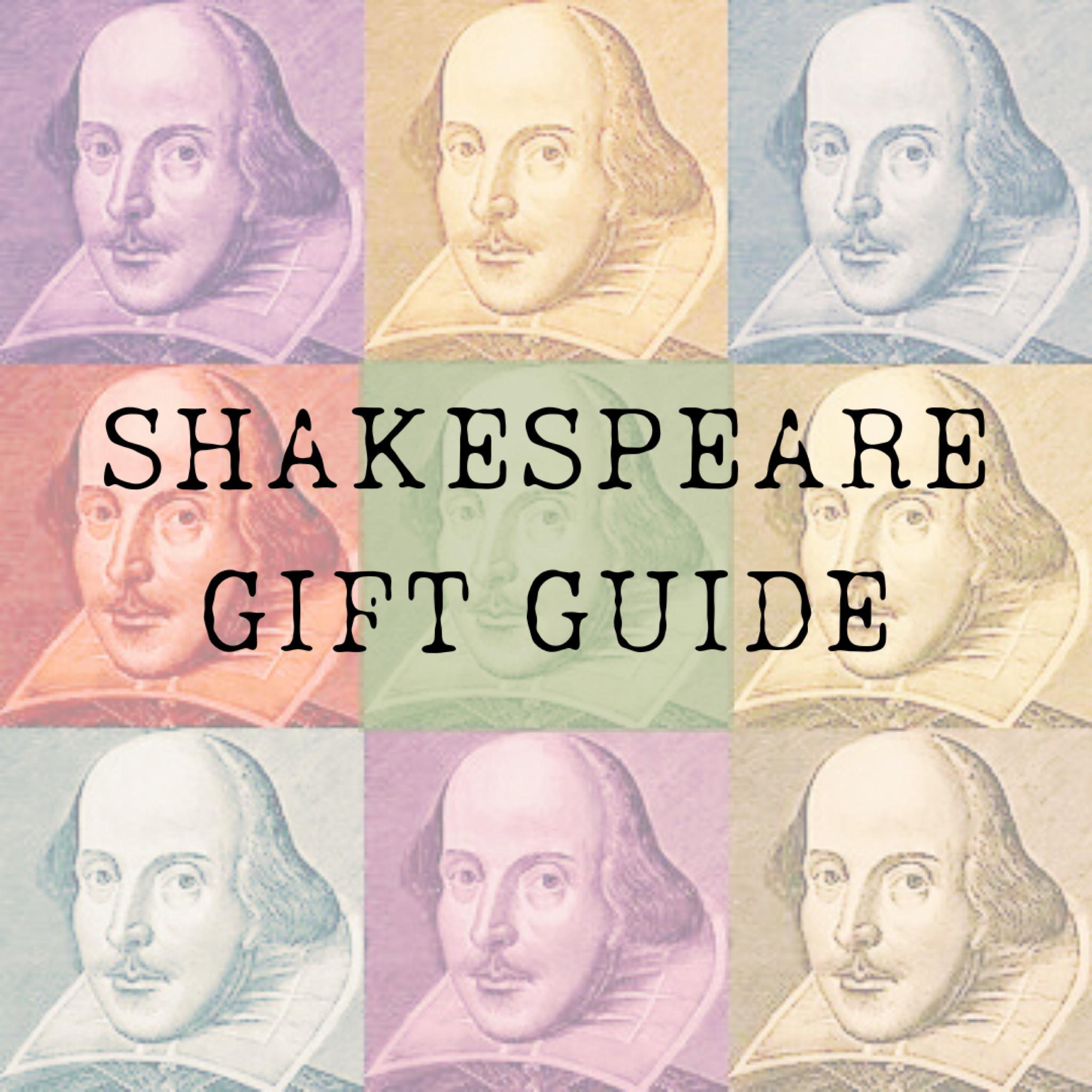 gift guide for book lovers, actors, English teachers, and other Shakespearean nerds. 