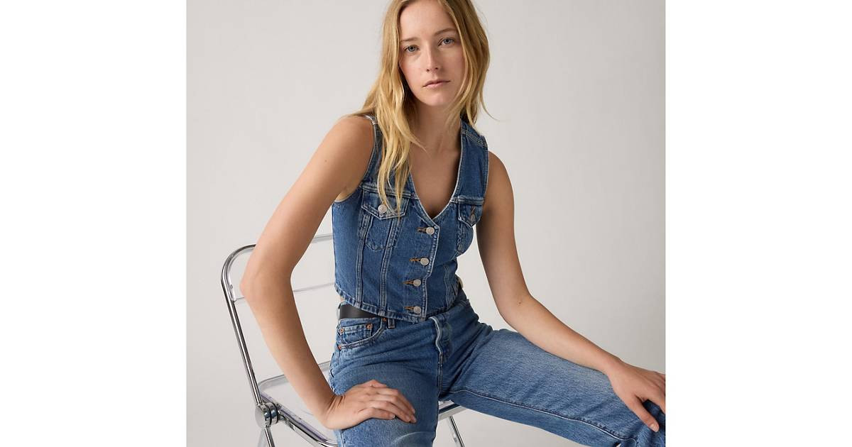 Bella Denim Corset - Medium Wash | Levi's® US | Levi's US