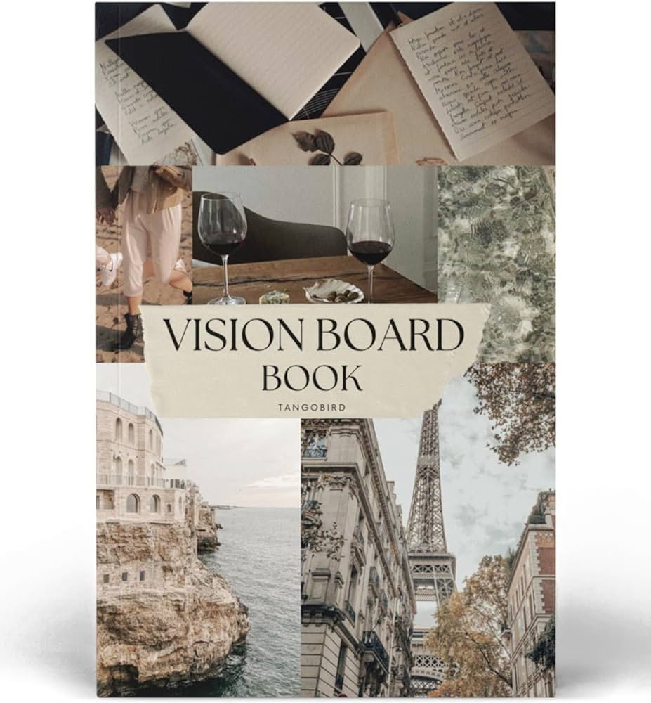 Tangobird Vision Board Book: Clip Art Images & Words in All Categories, for Visualizing Your Goal... | Amazon (US)