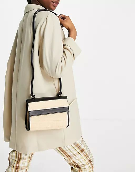 & Other Stories cross body bag in straw and leather | ASOS (Global)