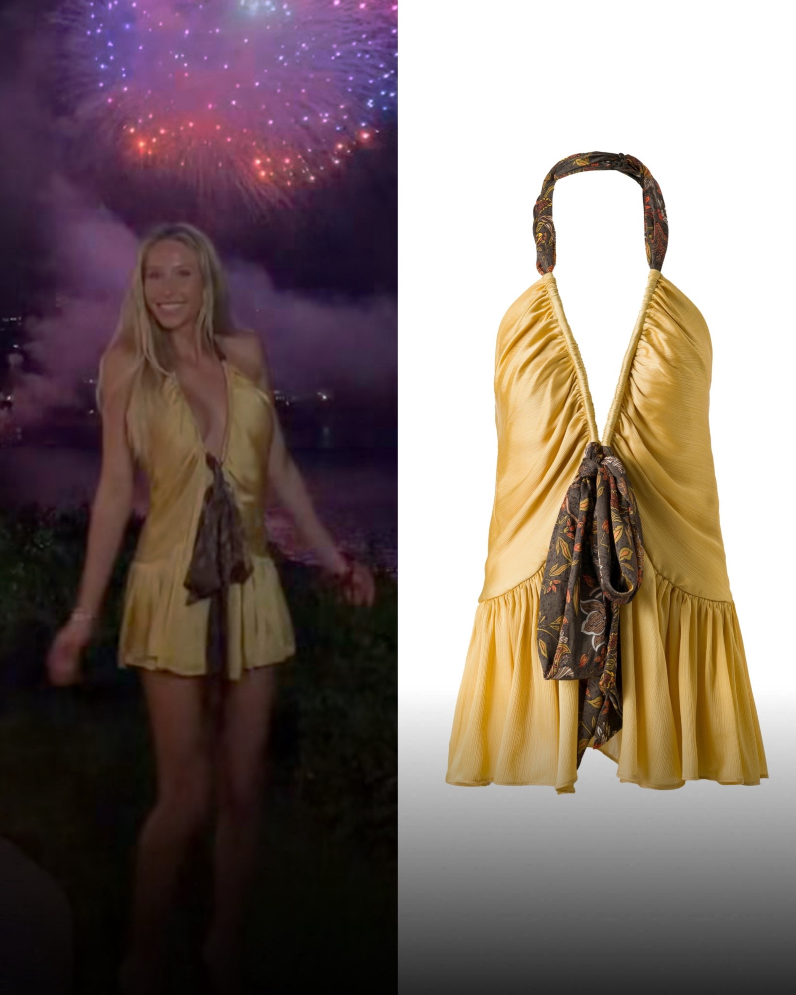 Alix Earle wears this stunning deep V-neck mini dress with printed tie from Siedrés

#LTKootd #LTKgrwm #LTKGiftGuide