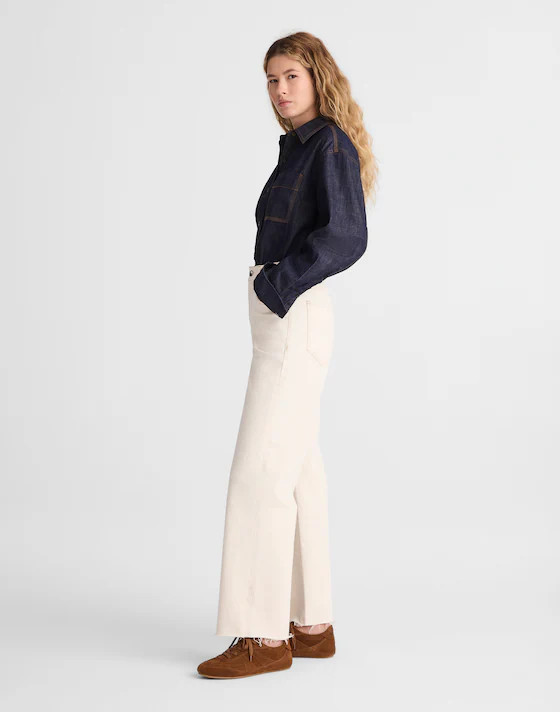 The Petite Perfect Vintage Wide-Leg Crop Jean | Madewell