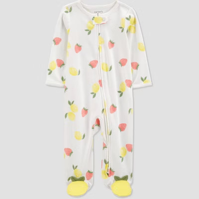Carter's Just One You®️ Baby Girls' Fruit Sleep N' Play - Ivory 6M | Target