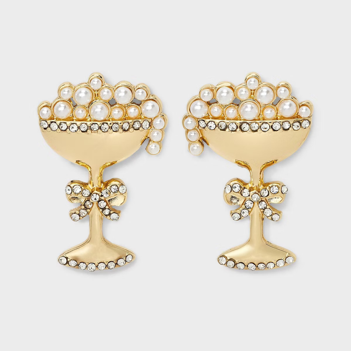 SUGARFIX by BaubleBar Let's Toast Earrings - Gold | Target