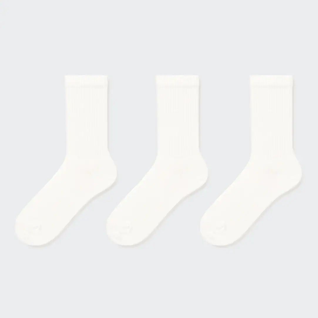 Ribbed Socks (Three Pairs) | UNIQLO (UK)
