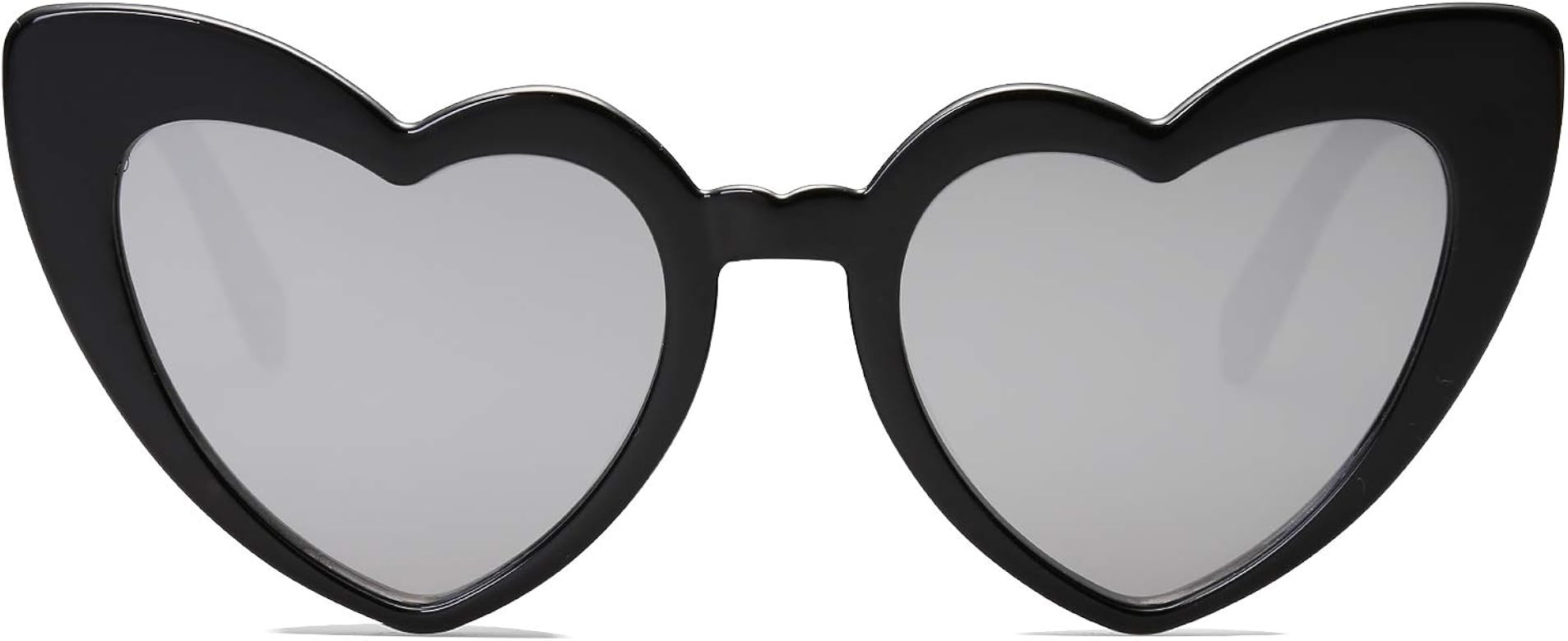 Heart Shaped Sunglasses Clout Goggle Vintage Cat Eye Mod Style Retro Glasses Kurt Cobain | Amazon (US)