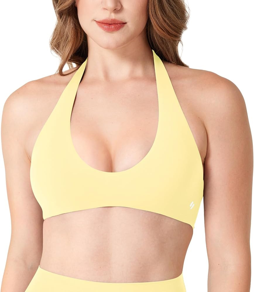 YEOREO CoreFlex U Neck Workout Sports Bra | Amazon (US)
