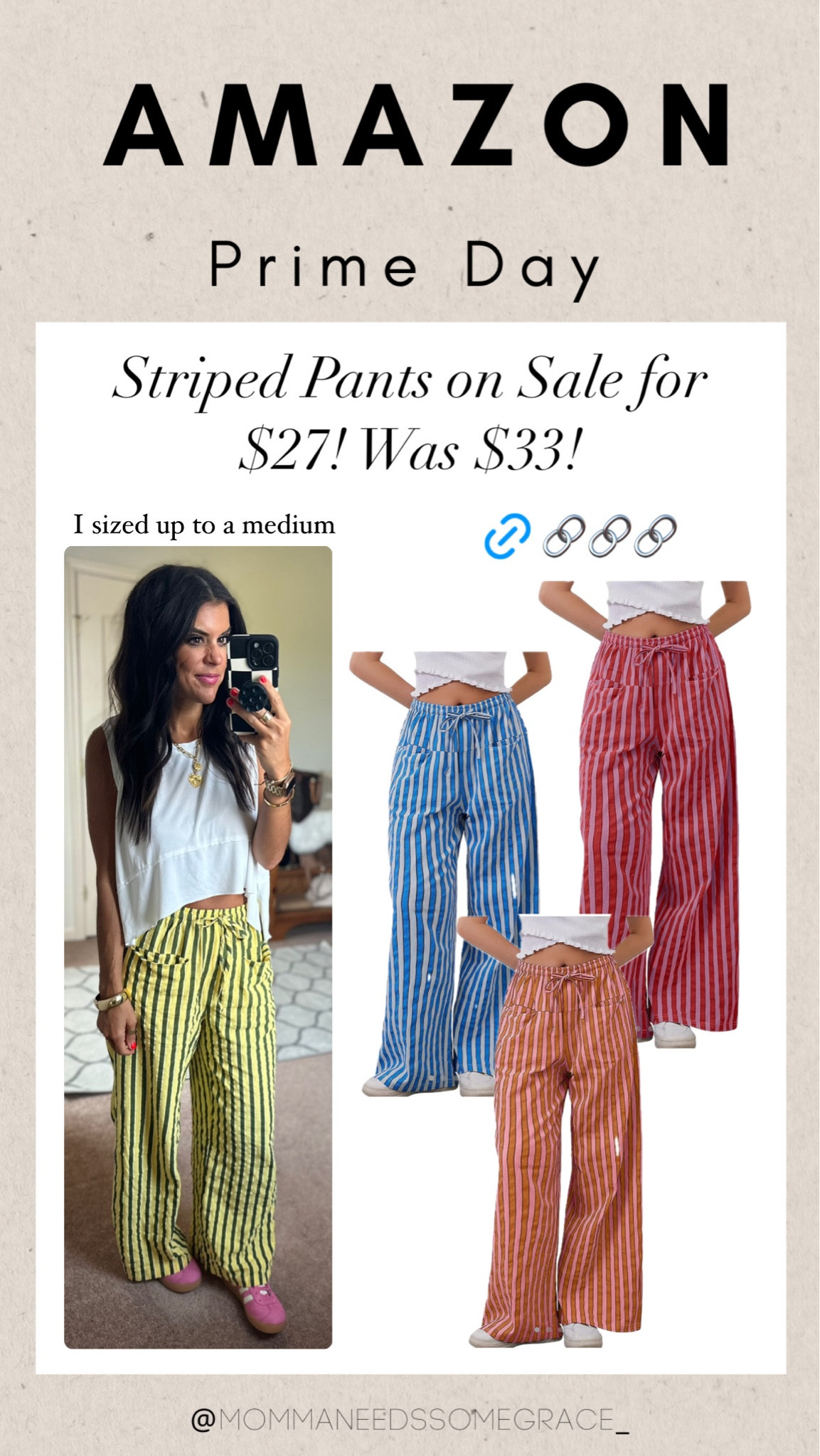 Stripped pants on sale! 

#LTKSaleAlert #LTKxPrimeDay #LTKFindsUnder100