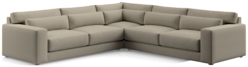 Retreat 3-Piece Corner Sectional Sofa | Crate & Barrel | Crate & Barrel