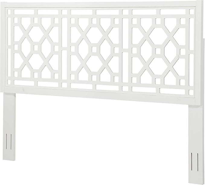 Source One Tulane Chippendale White King Headboard, | Amazon (US)