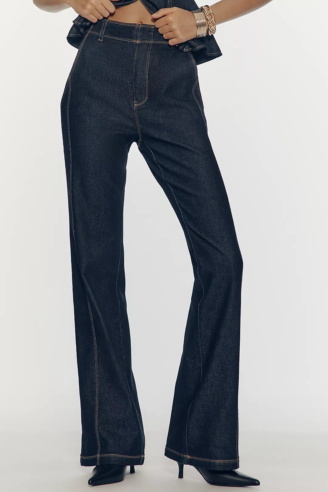 Avec Les Filles High-Rise Wide-Leg Jeans | Anthropologie (US)