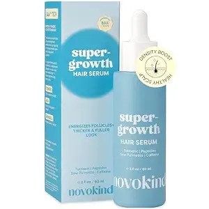 Hair Growth Serum - Caffeine, Peptides, Rosemary | Lightweight Water Based Scalp Serum for Thinni... | Amazon (US)