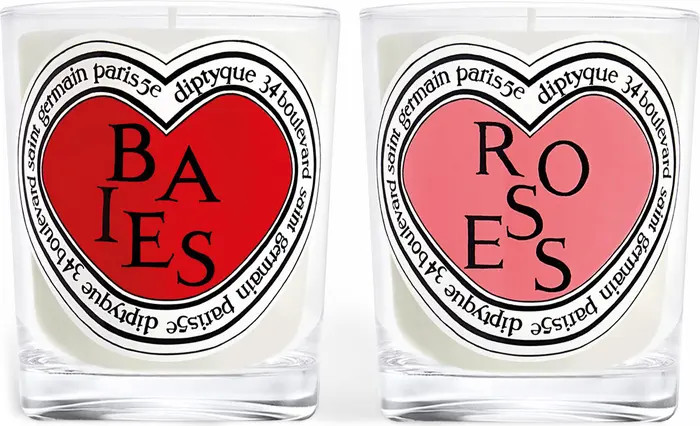 Diptyque Valentine's Day Baies (Berries) and Roses Candle Duo | Nordstrom | Nordstrom