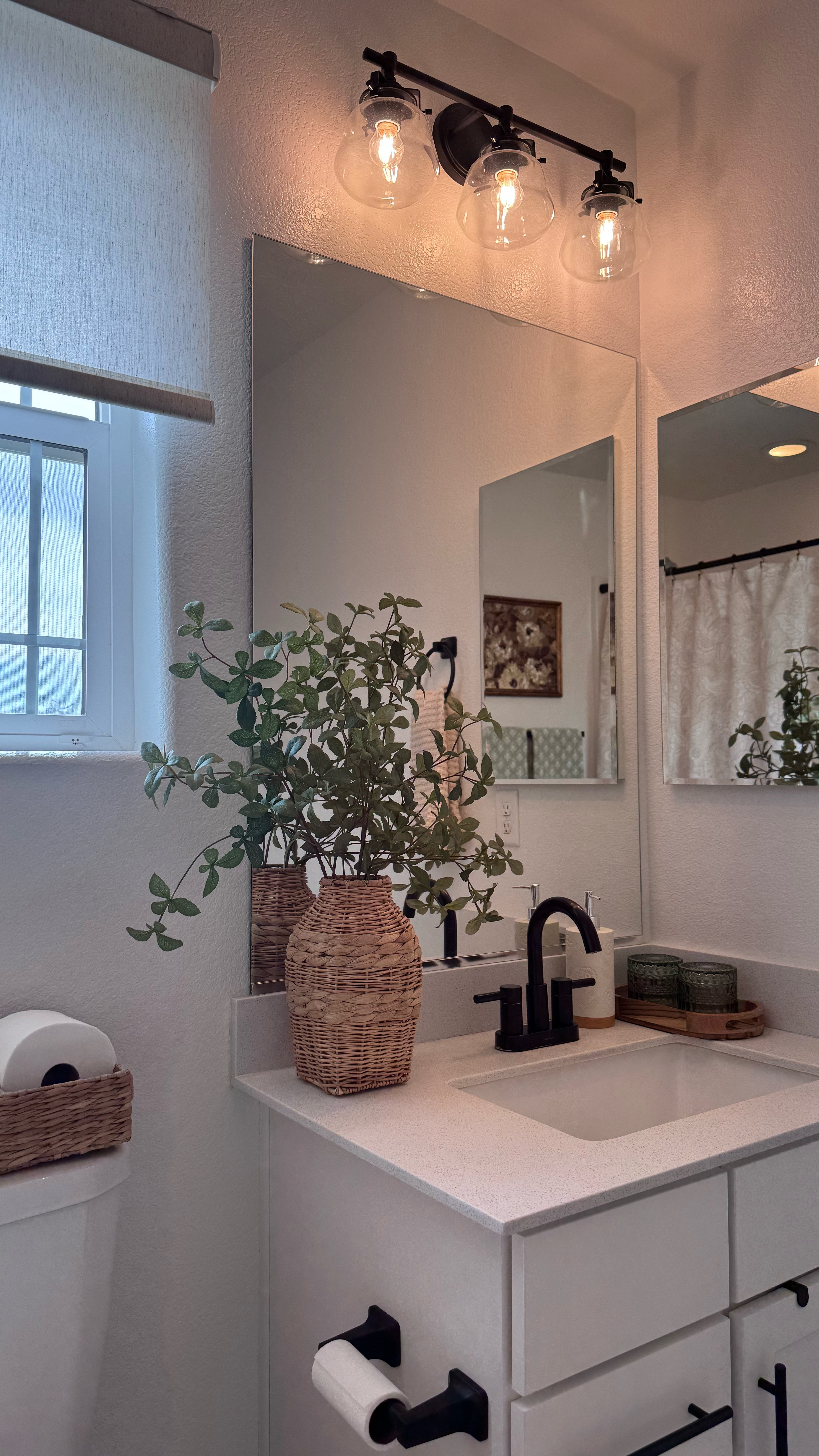 Spring Bathroom Decor 🌿 #springdecor 

#LTKSeasonal #LTKHome #LTKFamily