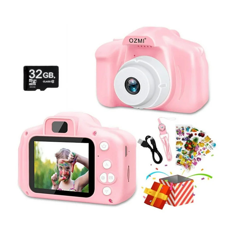 OZMI Kids Selfie Camera for Girls, Christmas Birthday Gift for Girls Age 3-12, 1080P Digital Came... | Walmart (US)
