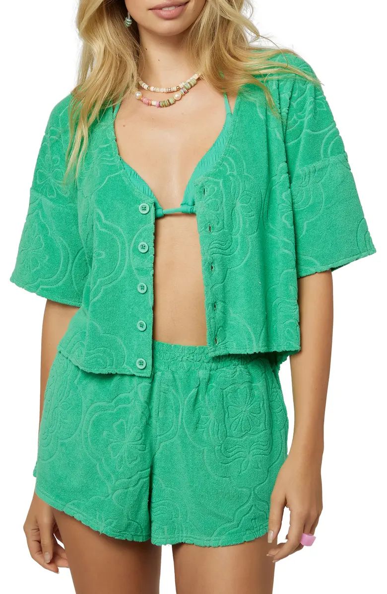 Cabana Tile Terry Cloth Top | Nordstrom