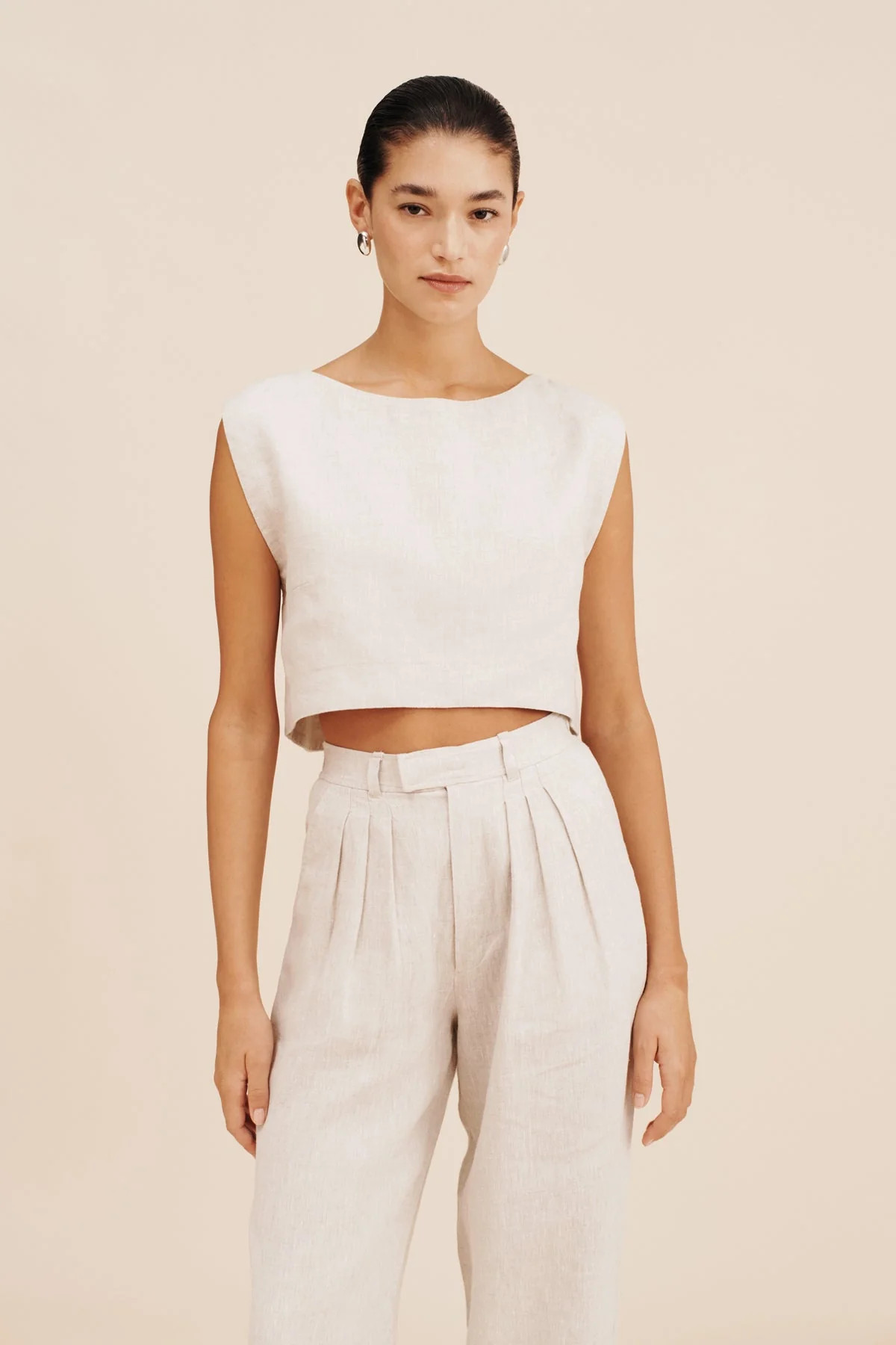 LOUIS TROUSER - NATURAL | POSSE (US)