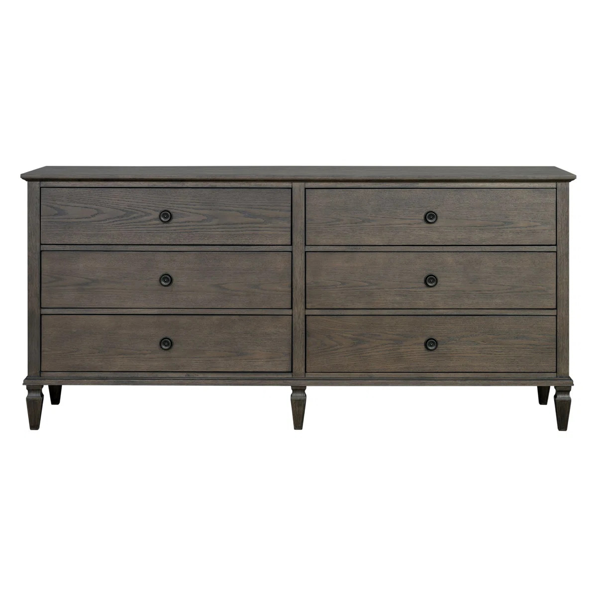 Ricketts 6-Drawer Double Wide Wood Dresser | Wayfair North America