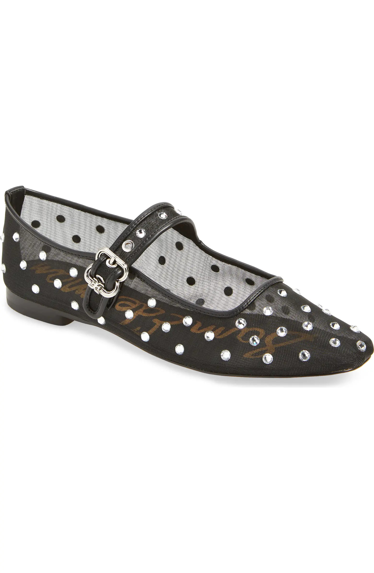 Sam Edelman Michaela Shine Mary Jane Flat (Women) | Nordstrom | Nordstrom