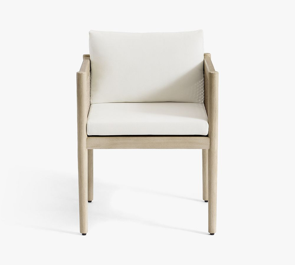 Marina Cane Outdoor Dining Armchair with High Performance Cushion Covers | Pottery Barn (US)