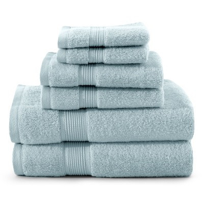 Premium Soft 100% Cotton Bath Towel Set Solid Bat Towels Pack for Home Bath, Gym, Spa & Sports - Aqua Blue | Target