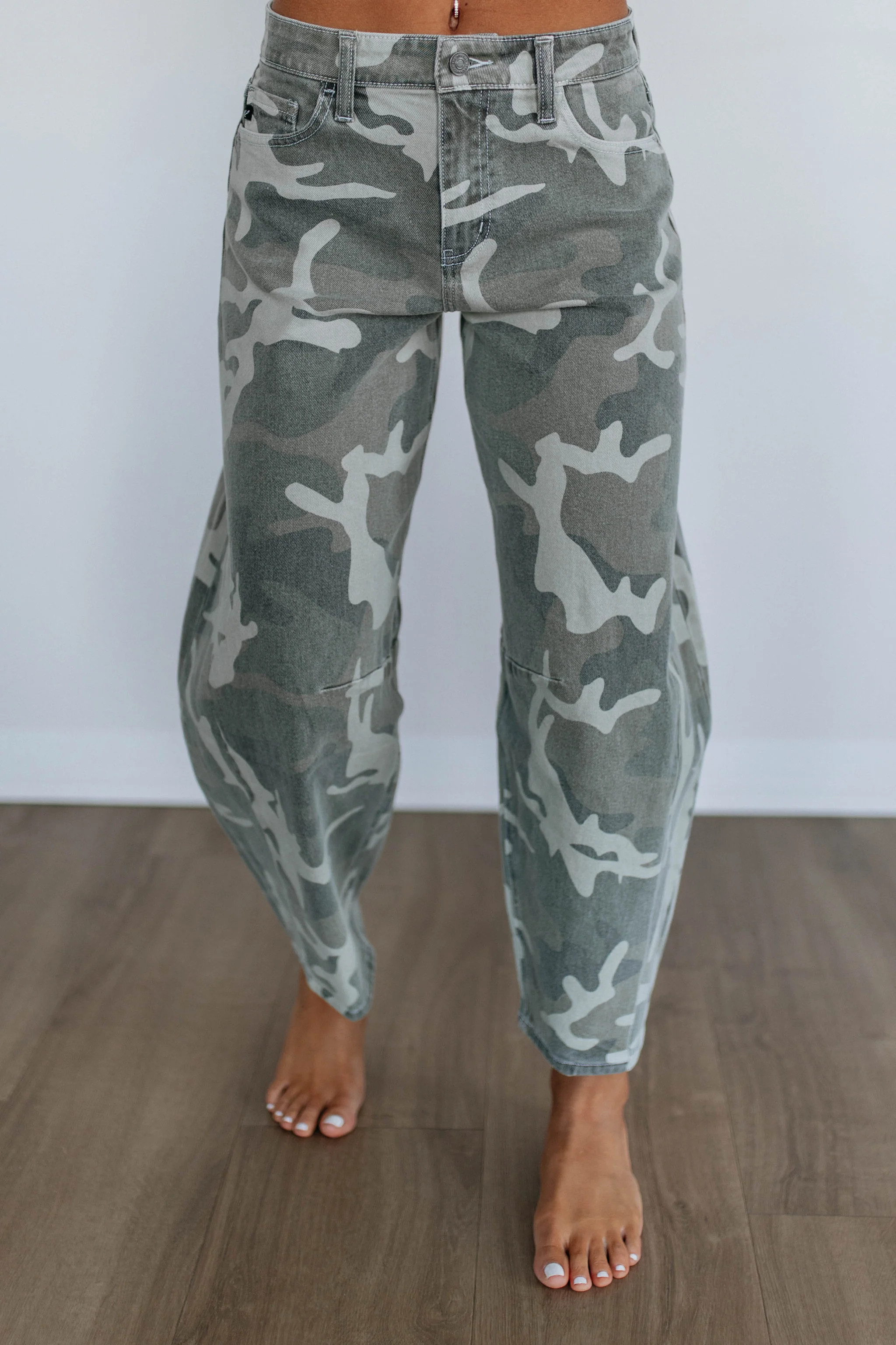 Razlyn KanCan Jeans - Camouflage | Wild Oak Boutique