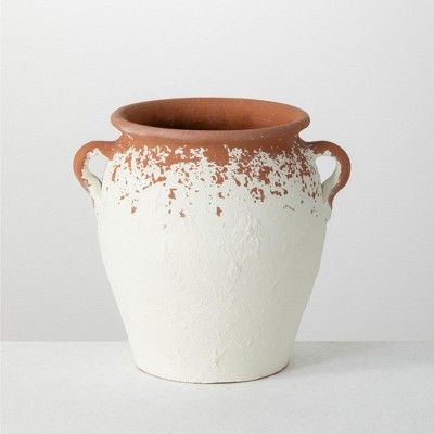 Sullivans Speckled Ceramic Vase 10.25"H White | Target