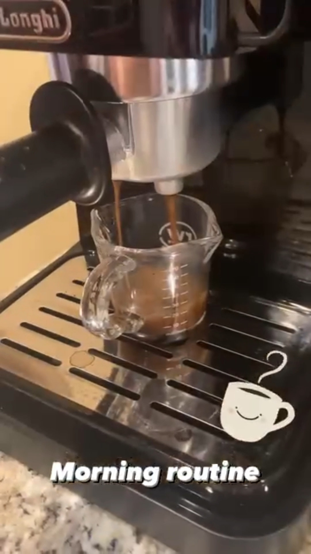 Rise & grind... literally!  My morning routine starts with freshly ground beans using my Shardor grinder, followed by a perfect espresso shot from my DeLonghi espresso machine.

Why settle for stale, store-bought grounds when you can have fresh, barista-style coffee at home? This combo has seriously elevated my mornings and cut back on coffee shop trips (and costs).

Would you swap your café latte run for a homemade brew like this?
 Tap to shop & transform your mornings!
 #HomeCafeVibes #latte #espresso #coffee

#LTKHome