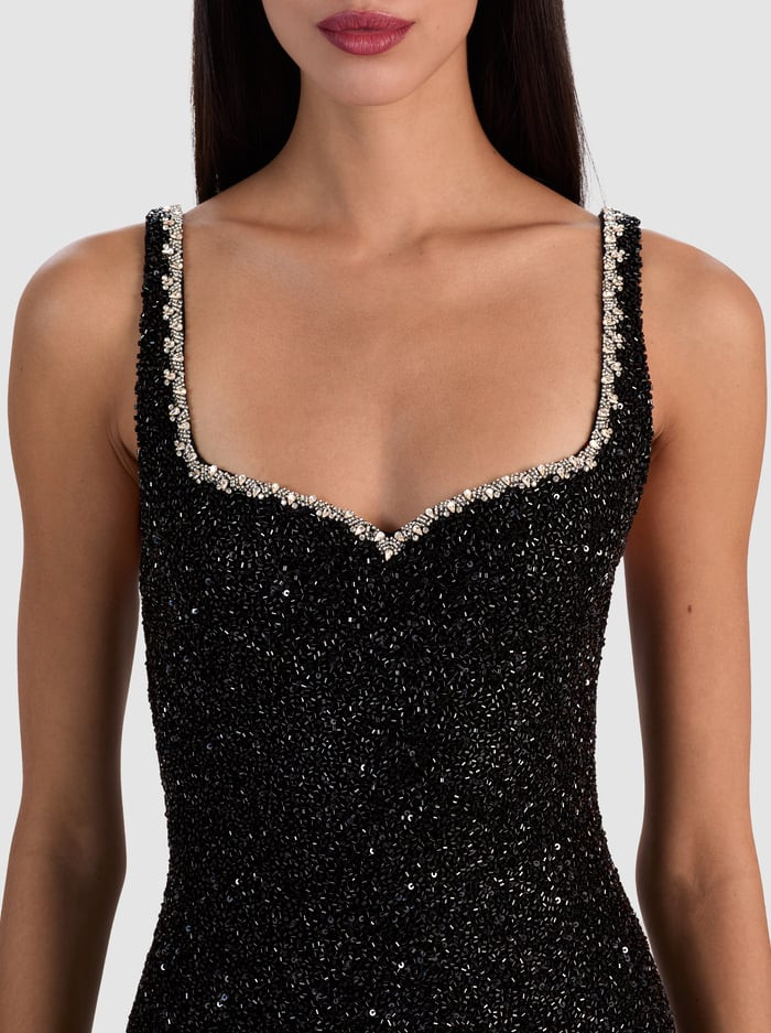EVE EMBELLISHED MINI DRESS | Alice + Olivia