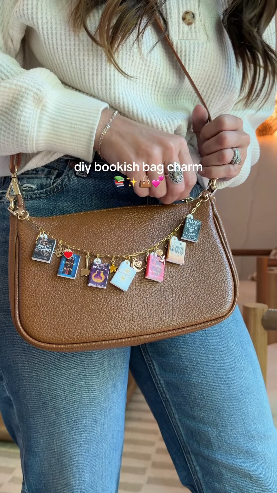 DIY bookish bag charm supplies 📚✨💜

#LTKSeasonal #LTKstorytime #LTKootd