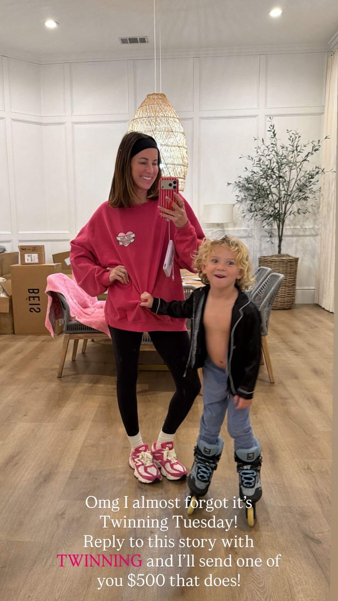 Omg I almost forgot it’s Twinning Tuesday! 
