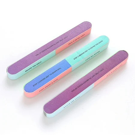 SANWOOD Nail File 6Pcs Professional Double Sided Nail File Fingernail Buffer Dead Skin Remover | Walmart (US)
